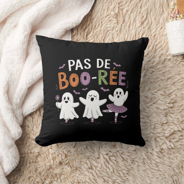 Almofada Professor de Dança de Balé Fantasma Pas de BOO-ree (Cobertor)