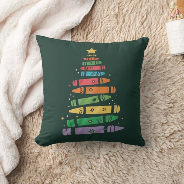Almofada Professor de Natal Árvore de Giz Luzes de Natal Fo (Cobertor)
