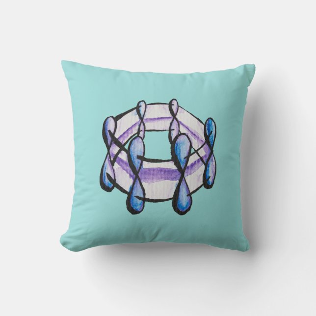 Almofada Professor de Química Orgânica Benzene Molecule (Frente)