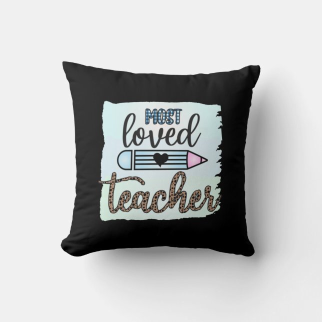 Almofada Professor mais amado no dia do professor (Frente)