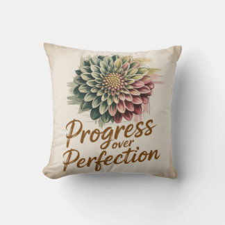 Almofada Progresso Acima da Perfeição
