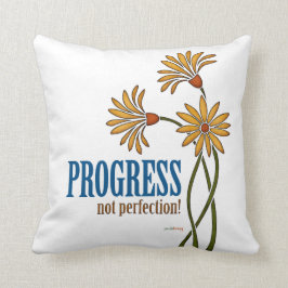 Almofada Progresso, não perfeição! (citações da