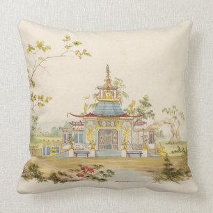 Almofada Projete para um templo chinês, c.1810 (caneta &