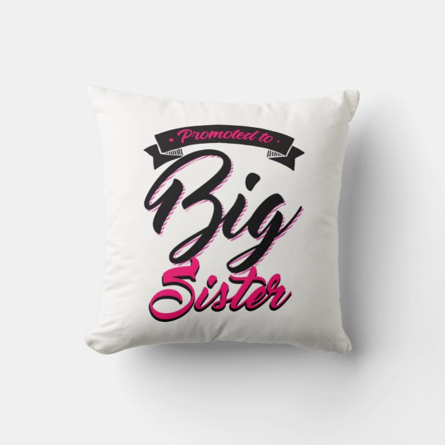 Almofada Promovido à Irmã Grande (Frente)