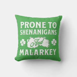 Almofada Prona para Shenanigans e Dia de São Patrício de Ma