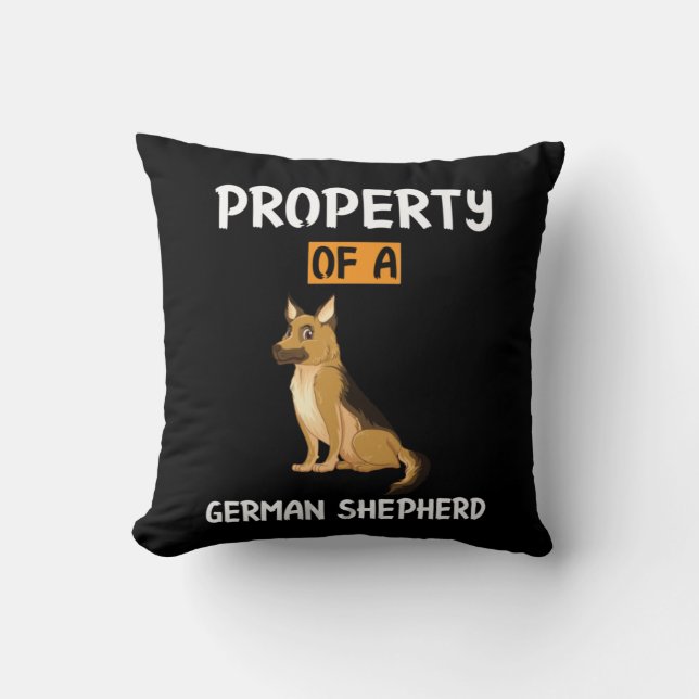 Almofada Propriedade De Arte Do Apekeeper De Um German shep (Frente)
