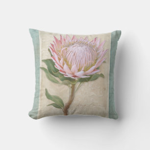 Almofada Protea chique floral moderno do estilo elegante do