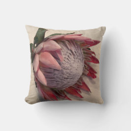 Almofada Protea em Aquarela Travesseiro Tamanhos Variados