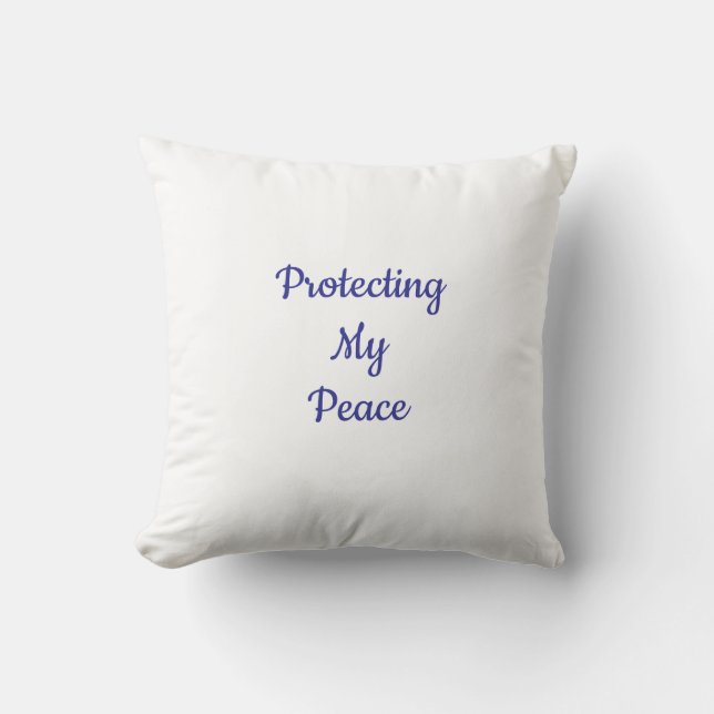 Almofada Protect My Peace Pillow (Frente)