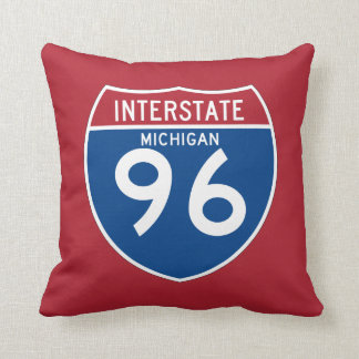 Almofada Protetor da estrada nacional de Michigan MI I-96 -