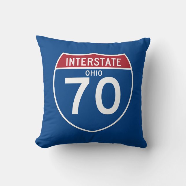 Almofada Protetor da estrada nacional de Ohio OH I-70 - (Frente)