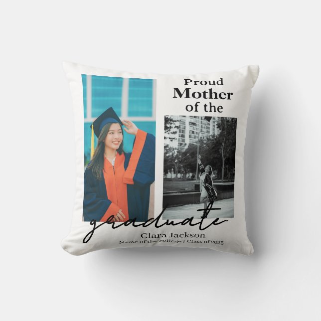 Almofada Proud mom of a graduate (Frente)