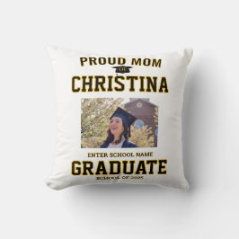 Almofada Proud mom parent of student of class of 2025