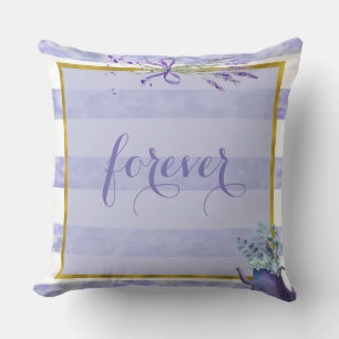 Almofada Proveniência De Lavanda De Flor Roxo Para Sempre