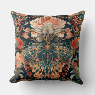 Almofada Psicodélica de tapeçaria Botânica