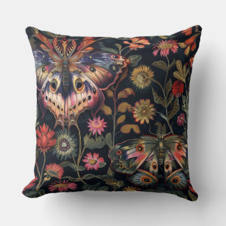 Almofada Psicodélica de tapeçaria Botânica