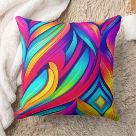 Almofada Psicodélico Rainbow Vortex