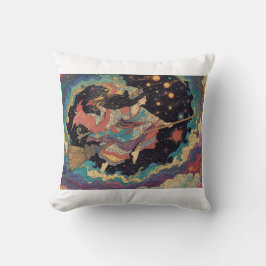 Almofada Psychedelic witch cushion