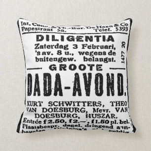 ALMOFADA PUBLICIDADE DO JORNAL DADA ART DE 1920