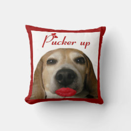 Almofada Pucker Up Beagle Travesseiro