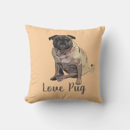 Almofada Pug Amor
