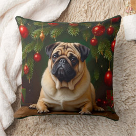 Almofada Pug Holiday