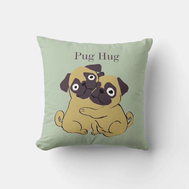 Almofada Pug hug  (Frente)