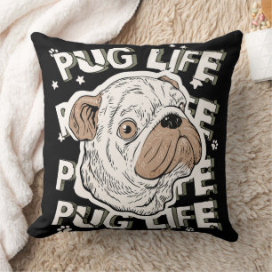 Almofada Pug Life Animal og