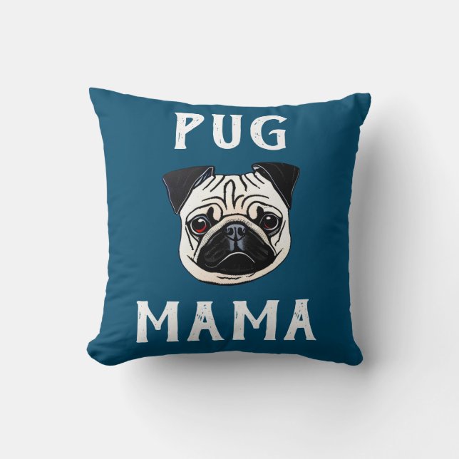 Almofada Pug Mama (Frente)