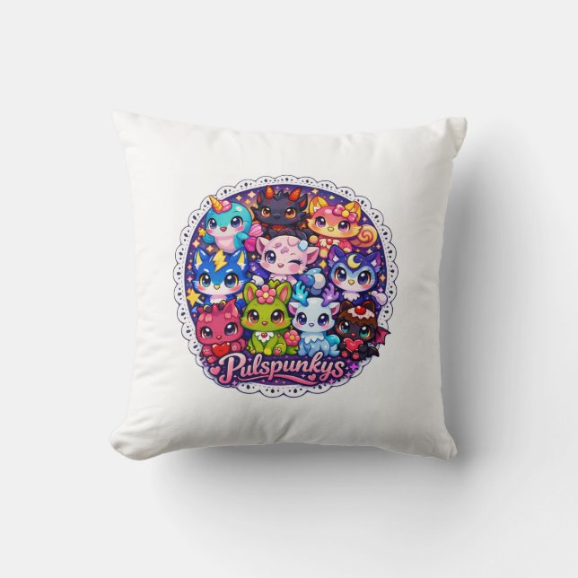 Almofada Pulpunkys Sorpresa Throw Pillow (Frente)