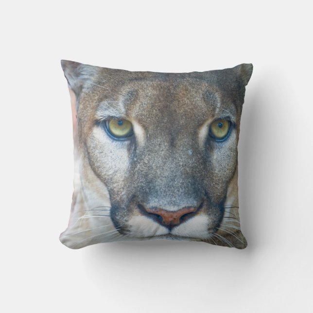 Almofada Puma, leão-da-montanha, pantera-da-flórida, Puma 2 (Frente)