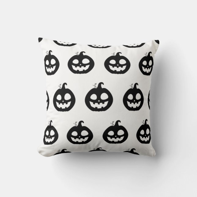 Almofada Pumpkin assustador com Travesseiro decorativo bran (Frente)