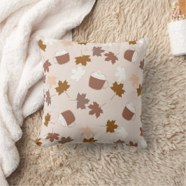 Almofada Pumpkin Botânico Rustic Pumpkin Spice Maple Leaf P