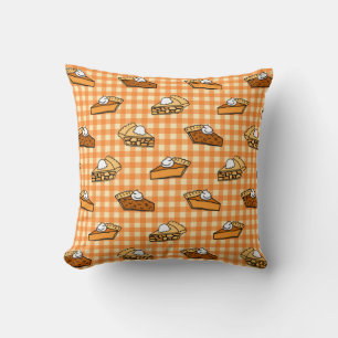 Almofada Pumpkin de Maçã de Queda e Pecan Pie Patterno