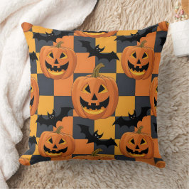 Almofada Pumpkin de Spookeen e Padrão de Bat