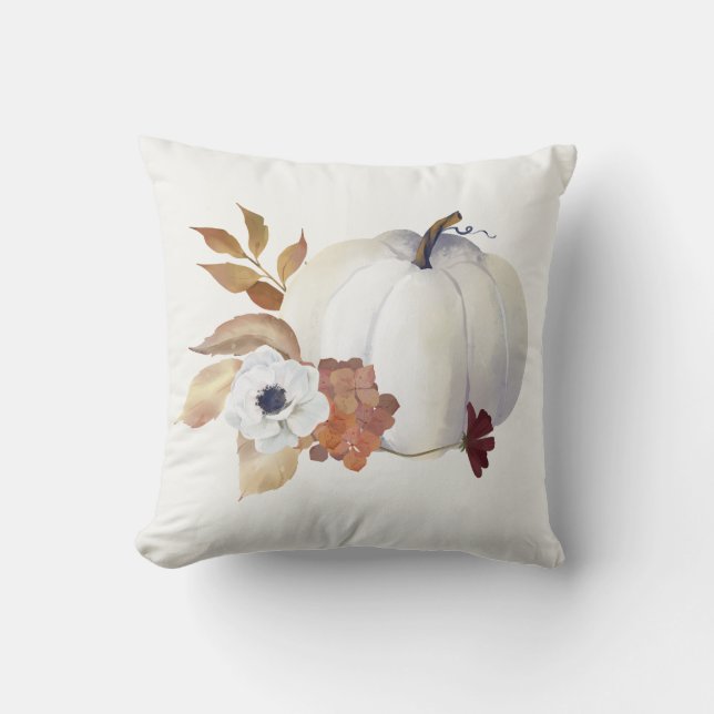 Almofada Pumpkin e Magnolia Caem de Cores (Frente)