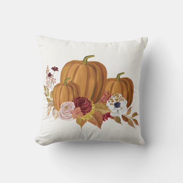 Almofada Pumpkin e Magnolia Caem de Cores (Frente)