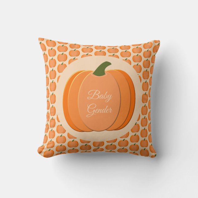 Almofada Pumpkin Neutro De Gênero Laranja Correto (Frente)