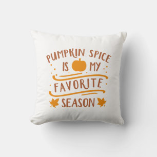 Almofada Pumpkin Spice É Minha Época Favorita