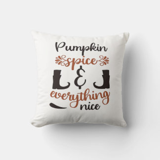 Almofada Pumpkin Spice E Tudo O Que É Legal - Engraçado Out