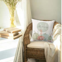 Pumpkins de queda do monograma