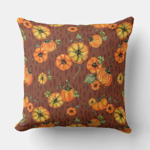 Almofada Pumpkins Laranja/Ferrugem