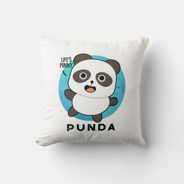 Almofada Punda Funny Animal Panda Pun (Frente)