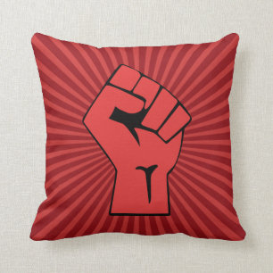 Almofada Punho Revolucionário Vermelho
