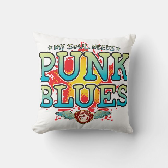 Almofada Punk Blues Soul Cushion (Frente)