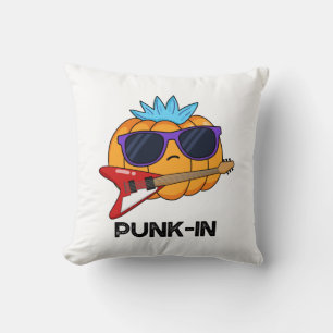 Almofada Punk in Funny Punk Rock Pumpkin Pun