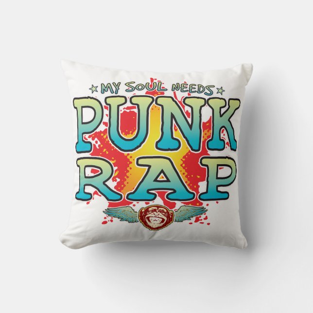 Almofada Punk Rap Soul Cushion (Frente)