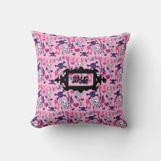 Almofada Punk Rock Forever Teen Girl personaliza