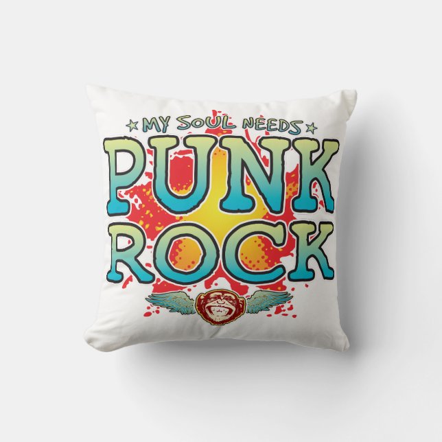 Almofada Punk Rock Soul Cushion (Frente)