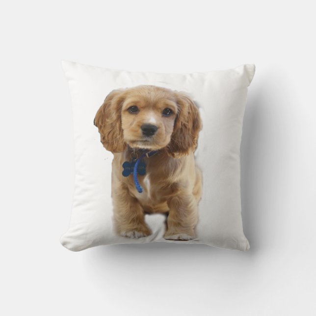 Almofada Puppy Ccoker spaniels (Frente)